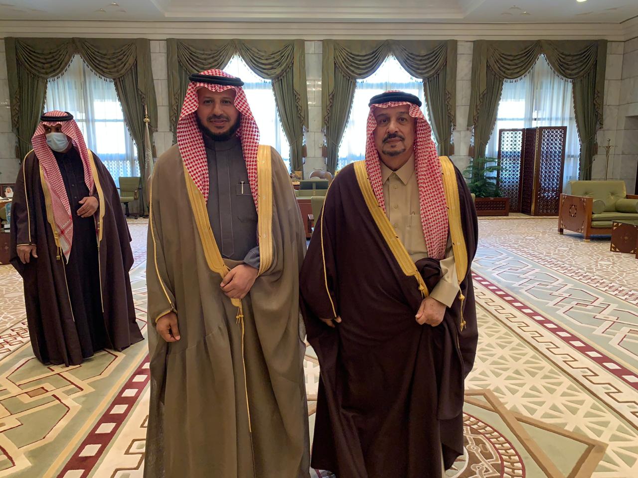استقبال أمير الرياض صاحب السمو الملكي الأمير فيصل بن بندر بن عبد العزيز آل سعود للاستاذ بدر السليمان